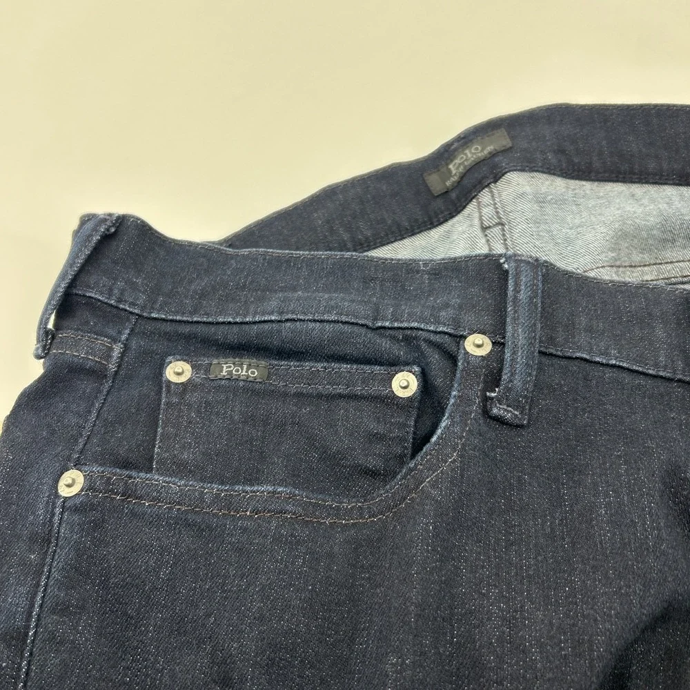 Polo Ralph Lauren Jeans Sullivan Slim  Men's 36/30 Blue Denim Dark Wash Casual